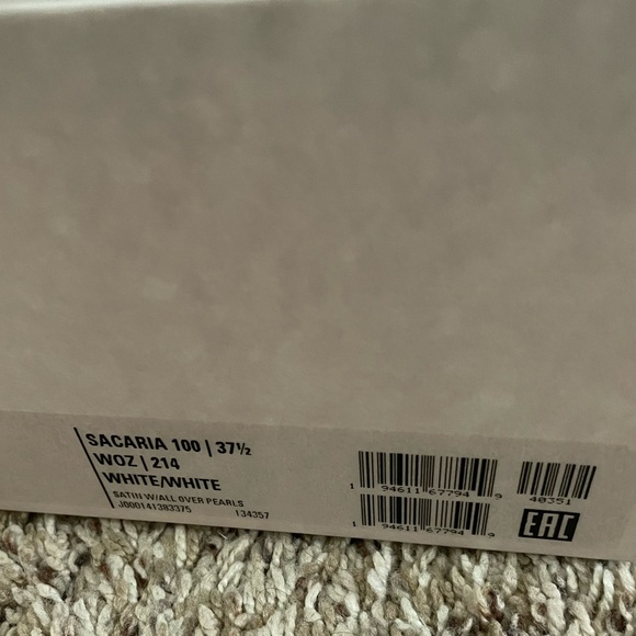 Jimmy Choo Zacaria Pearl 100 Heels Size 37.5 - Picture 2 of 9